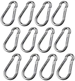 img 4 attached to Fairy Maker Carabiner Galvanized Stainless: Elevate Your Outdoor Adventures!