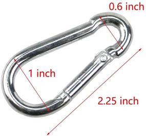 img 2 attached to Fairy Maker Carabiner Galvanized Stainless: Elevate Your Outdoor Adventures!