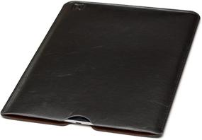 img 4 attached to 📱 Dockem Executive Sleeve for iPad Pro 11 (2018/2020) &amp; iPad Air 4 (2020): Premium Synthetic/Vegan Leather, Soft Microfiber Felt Lining: Slim, Simple Slip-on Tablet Cover [Dark Brown]