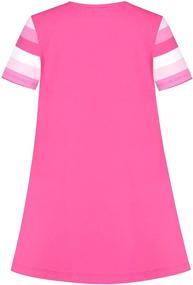 img 3 attached to 👚 Sunny Fashion T Shirt: Striped Sleeve Girls' Clothing for Dresses - A Stylish Addition to Any Wardrobe