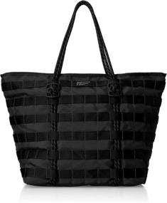 img 4 attached to Versatile Nike AF-1 Tote Bag in Classic Black - One Size Fits All