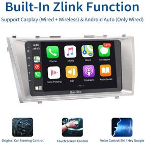 img 3 attached to 🚗 DASAITA 9" Автомагнитола на Android 10.0 с поддержкой Carplay для Toyota Camry 2007-2011 – Bluetooth, сенсорный экран, GPS, WiFi, Android Auto, 4 Гб оперативной памяти, 64 Гб встроенной памяти, RDS