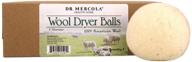 🧺 efficient dr. mercola natural wool dryer balls - set of 3 balls for eco-friendly laundry logo