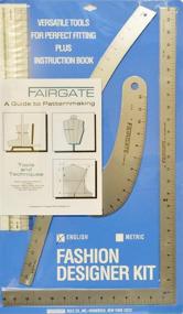 img 1 attached to 📏 USA-Made Fairgate Fashion Designers Ruler Kit - Part # 15-102 (Inches) – Enhanced SEO