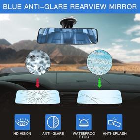 img 3 attached to Panoramic Rearview Anti Glare Adjustable Reversing