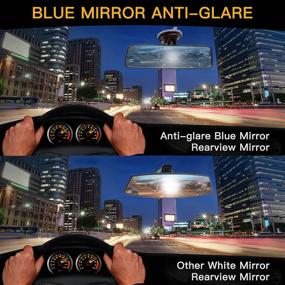 img 2 attached to Panoramic Rearview Anti Glare Adjustable Reversing