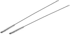 img 1 attached to 🥤 STEELUTION Drink Straw Cleaning Brushes - Set of 2, Nylon and Stainless Steel