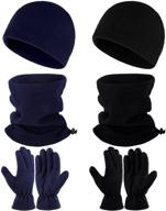 🧤 uratot winter men's accessories - fleece gaiter gloves logo