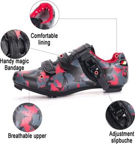 img 2 attached to 🚴 Versatile Men's Road Cycling Shoes with Delta Compatibility for Indoor and Outdoor Riding - Ideal for Men and Women with SPD Clamp Outdoor Pedals