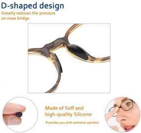 img 3 attached to Adhesive Eyeglass PTSLKHN Anti Slip Sunglasses Vision Care