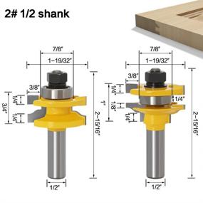 img 1 attached to GAFeng Backcutter Raiser Router 2 Inch