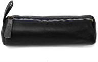 🖤 artway pencil case: sleek and compact design in black, 20cm logo