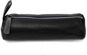 img 4 attached to 🖤 Artway Pencil Case: Sleek and Compact Design in Black, 20cm