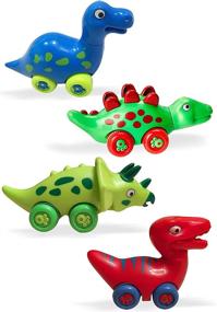 img 4 attached to 🐝 Bee's Me Dinosaur Toys for Girls: Fun and Fierce Prehistoric Playtime!