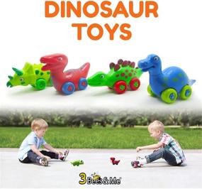 img 3 attached to 🐝 Bee's Me Dinosaur Toys for Girls: Fun and Fierce Prehistoric Playtime!