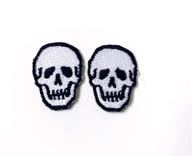 skeleton jacket t shirt embroidered applique logo