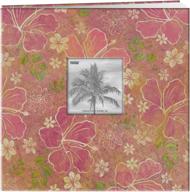 colorful hibiscus design tropical scrapbook: pioneer 12x12 frame cover logo