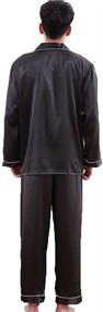 img 3 attached to 🌙 ZUEVI Classic Black Pajamas Sleepwear in Size M: Comfort and Style Combined!