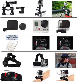 img 3 attached to LifeLimit SB111111 Accessories Kit – Compatible with GoPro Hero 7/6/5/4/3/2/HD Session (40 Items)