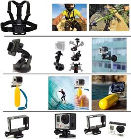 img 4 attached to LifeLimit SB111111 Accessories Kit – Compatible with GoPro Hero 7/6/5/4/3/2/HD Session (40 Items)