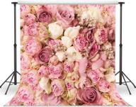 🌼 wolada spring floral backdrops for photography wedding birthday family party photo backdrop mother's day decoration baby shower banner for studio props 9604 8x8ft - flower backdrop logo