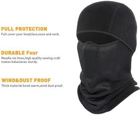 img 1 attached to Omeneex Balaclavas Windproof Heavyweight Anti Static