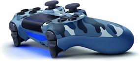 img 2 attached to 🎮 Wireless TOPAD for P-4 Controller with Touch Pad and Stereo Headset Jack - Camouflage Blue, Compatible with P-4/Slim/Pro Console