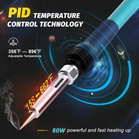 img 2 attached to 🔥 Optimize Your Soldering Experience with the Soldering Professional 356℉ to 896℉ Adjustable Temperature Tool