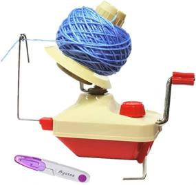 img 4 attached to 🧶 The Perfect DIY Tool Kit: Ball Winders, Yarn Knitting Loom & Swift for hassle-free Yarn Fiber String Ball Winding - Includes 1 Yarn Ball Winder + 1PC Scissors (2)