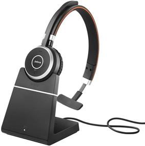 img 4 attached to 🎧 Jabra Evolve 65 MS Mono Headset with Charging Stand and Link 370 - Optimized for Professional Unified Communication