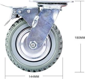 img 3 attached to 🔒 Nisorpa Anti Skid Casters Bearing: Enhanced Mobility and Stability