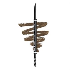 img 4 attached to Nyx Professional Makeup Micro Brow Pencil: Ash Brown Shade - Achieve Perfect Eyebrows