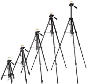 img 1 attached to 📷 InnerTeck Tripod - 70 Inches Professional Camera Tripod Monopod with Carry Bag for SLR DSLR Canon Nikon Sony DV Video - Travel Portable Tripod: A Versatile Photography Essential