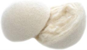 img 2 attached to 🐑 Wool Dryer Balls XL: Premium Organic Wool | Handmade, Non-Toxic | Eco-Friendly & Reusable Fabric Softener | 100% Natural | 3 Pack