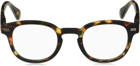 img 3 attached to 👓 Peepers Headliner Focus Round Blue Light Filtering Reading Glasses, Tortoise, 45 mm, +3.00, by PeeperSpecs