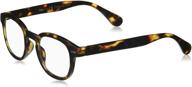 👓 peepers headliner focus round blue light filtering reading glasses, tortoise, 45 mm, +3.00, by peeperspecs logo