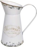 🏺 apsoonsell rustic shabby chic vase - vintage milk jug pitcher for farmhouse décor, home, kitchen, bathroom logo