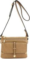 flap pocket crossbody bag brown women's handbags & wallets logo