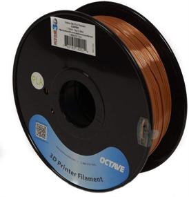 img 1 attached to Octave Copper Silk PLA Filament For 3D Printers - 1