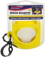 πΆ yellow shin guard with wire tether - fastway 82-00-3127 hitch upgrade logo