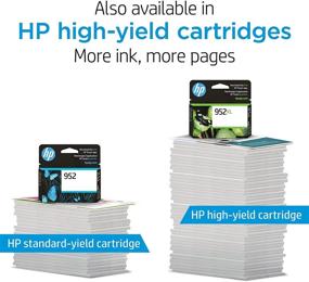 img 2 attached to 🖨️ Original HP 952XL Yellow High-Yield Ink Cartridge for HP OfficeJet Printers, Instant Ink Eligible - L0S67AN