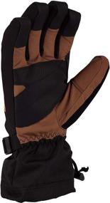 img 2 attached to 🧤 Carhartt Insulated Glove Black Barley: Warmth and Durability for all-weather protection