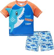 👶 kavkas toddler swimsuit: swimwear protection for boys' swim clothing logo