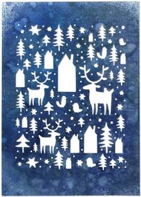 img 4 attached to 🔪 Sizzix 664199 Nordic Winter Holtz Die-Cutting Kit