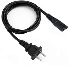 img 3 attached to 🔌 UL Listed 2 Prong Power Cord Wall Cable - 6FT - Compatible with Brother, Singer, Bernina, Baby-Lock, Viking, Pfaff Sewing Machine