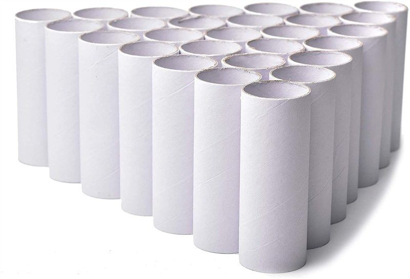 🎨 30-Pack Craft Rolls: Premium White Cardboard Tubes for…