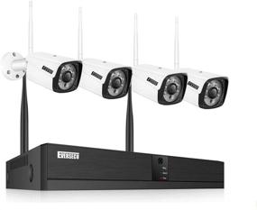 img 4 attached to 📷 Eversecu 4 Channel Security Camera System - 1080P DVR with (4) 1.0MP 720P Weatherproof Cameras - Night Vision, Motion Alert, Smartphone & PC Remote Access (NO Hard Disk Included)