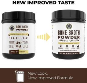 img 2 attached to 🌿 Grass-Fed Bone Broth Protein Powder Vanilla 16oz - Non-GMO, Gut-Friendly* Formula, Dairy-Free & Keto Friendly - From Left Coast Performance