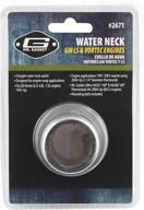 enhance your gm/chevrolet ls engine with mr. gasket 2671 chrome straight water neck outlet logo