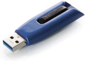 img 2 attached to Флеш-накопитель Verbatim V3 Max 128 ГБ USB 3.0 - без крышки и совместим с ПК / Mac - синий